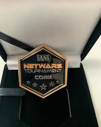 SANS NetWars Tournament Core challenge coin